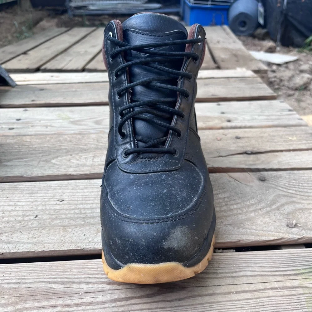 Nike Air Max Goadome SE 2021 Black/Brown ACG Leather Boots men’s sz 11 - Picture 7 of 13